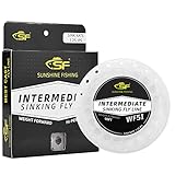 SF Mid Intermediate Fly Line 1.25IPS Weight Forward Intermediate Sink 90FT WF8I Fly Fishing Line...