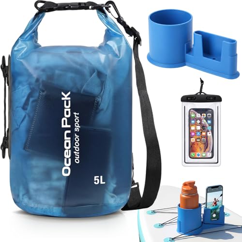 Accessoires de planche à pagaie étanches Thinkday avec porte-gobelet 2 en 1 pour SUP