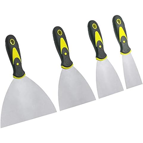 Grizef 4Pack Stainless Steel Scraper Set Cover