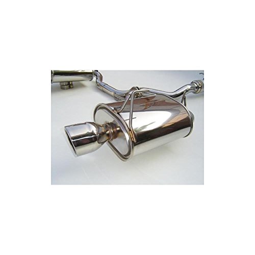 Invidia (Hs08Sw4Gt3) Q300 Dual Cat-Back Exhaust System With Stainless Steel Rolled Tip For Subaru Wrx 4-Door #TOP6