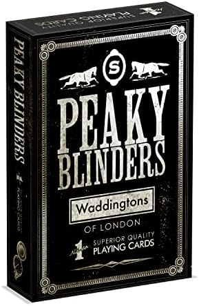 Peaky Blinders Waddingtons Number 1 Playing Card Game, WM01753-EN1-12 , Black