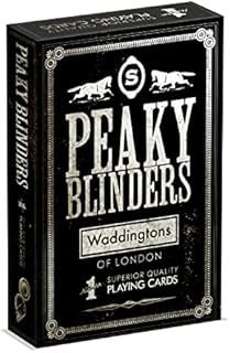 Peaky Blinders Waddingtons Number 1 Playing Card Game, WM01753-EN1-12 , Black