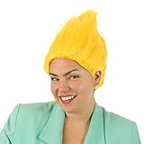 City Costume Wigs Troll Wig (Yellow)