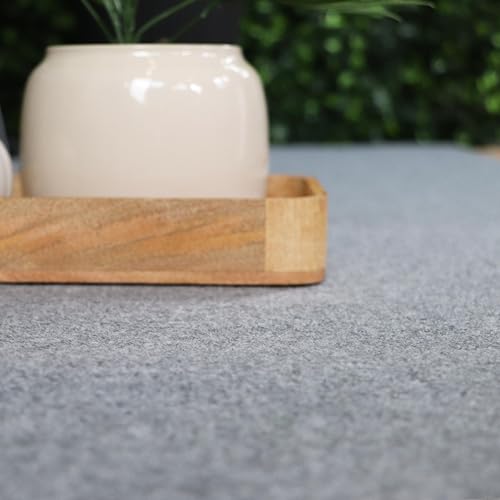 Primaflor Rasenteppich - COMFORT, Hellgrau | MUSTERSTÜCK | UV-stabil & schnelltrocknend | Mit Noppen | Kunstrasen-Teppich für Balkon, Terrasse & Poolbereich | Outdoor Bodenbelag | Balkonteppich