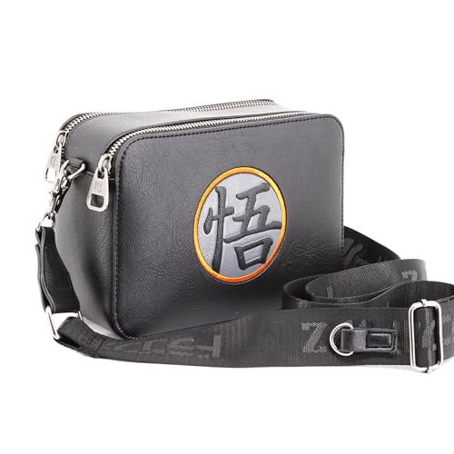 Sac à Bandoulière Dragon Ball Z Noir pour Ranger Vos Effets Personnels