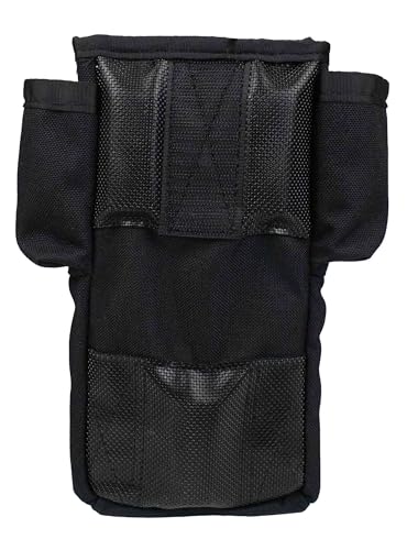 Alforja DollyMate para motocicletas, fabricada en nailon, color negro, con cierre magnético y 2 compartimentos miniatura 2