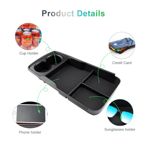 Boîte de rangement Kia EV6 pour vider la console centrale encombrée - 3