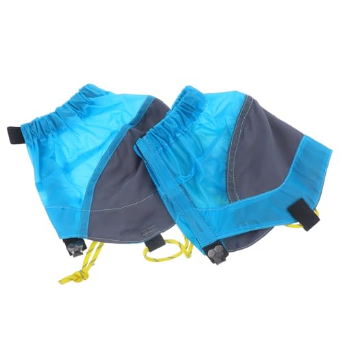 NUOLUX Pair of Outdoor Waterproof Ankle Walking Gaiters Hiking (Blue)