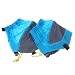 NUOLUX Pair of Outdoor Waterproof Ankle Walking Gaiters Hiking (Blue)
