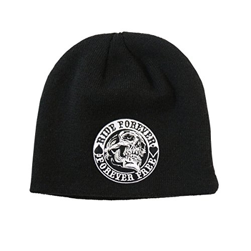 Casquette en tricot Ride Forever Hot Leathers Noir pour motard