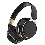 WuXingMeiLi Bluetooth Headphones Over Ear, Wireless Headphones with Hi-Fi Stereo Sound & Rich Bass, Comfortable Headphones with Microphone & Foldable