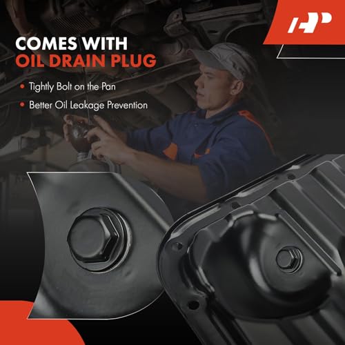 A-Premium Lower Engine Oil Pan Sump with Drain Plug Compatible with Lexus GS300 2006-2006 3.0L, GS350 2007-2013 3.5L, IS250 2006-2012 2.5L, IS350 2011-2012 3.5L, AWD Only by A-premium - Image 6