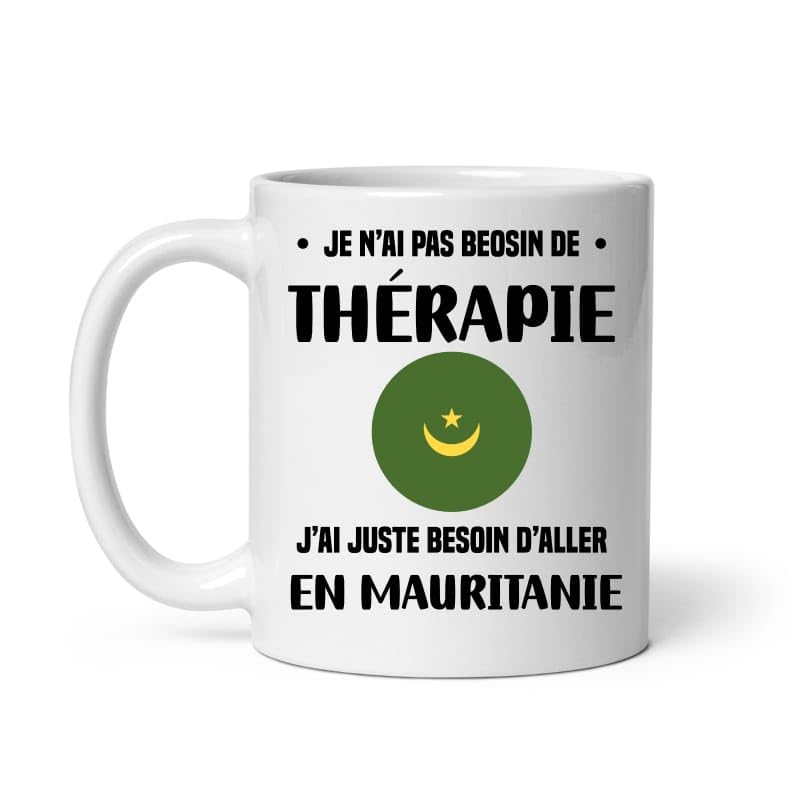 MugSmile Mug Mauritanie thérapie vacances départ voyage Tasse Mauritanie