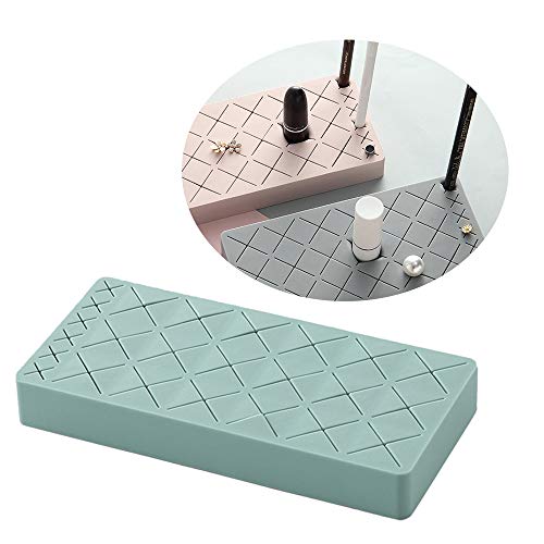 Preisvergleich Produktbild Lippenstift-Halter, 24 Fächer, Silikon, Lippenstift, Kosmetik-Aufbewahrungsbox, mehrfarbiger Augenbrauenstift und Make-up-Pinsel-Organizer