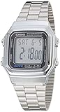Casio A178WA-1ACF Reloj Digital Unisex, Plateado