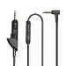 Replacement QC15 Cable Cord for Bose QC15 QuietComfort 15 Headphone Inline Mic/Remote Control - Black