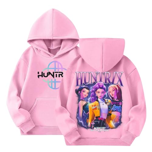 Demon Hunters Sudaderas con Capucha para Niñas Amante De La Música Pop Regalo Hip Hop Streetwear Y2k Demon Hunters Sudaderas con Capucha para Niñas Amante De La Música Pop Regalo Hip Hop Streetwear Y2k