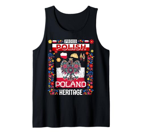 Polska Ideas polacas para niños & Polski Folk Polish Heritage Camiseta sin Mangas
