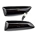 GHC Barre Luminose Fender Posizione Laterali indicatori di direzione a LED dinamica lampade for O-p-e-l Astra J K Zafira C Crossland Grandland X Insignia B (Colore : Nero)