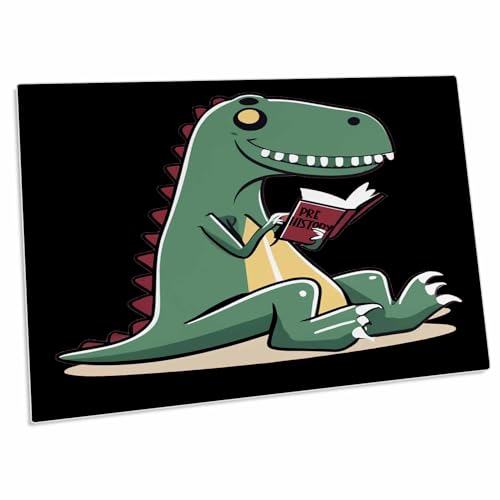 Alfombrilla de escritorio 3dRose T-rex Dinosaurio 23x16 pulg miniatura 1