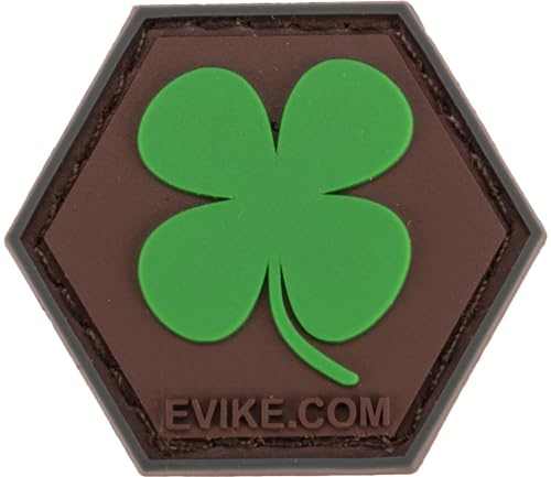 Evike Operator Profile PVC Hex Patch Emoji Series (Emoji: Lucky Clover)
