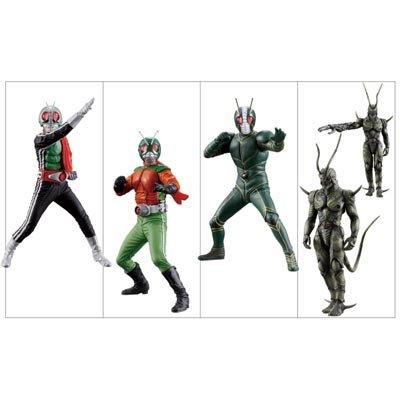 食玩 HDM創絶 仮面ライダー 鮮緑の疾風編 シークレット含む全6種セットのサムネイル