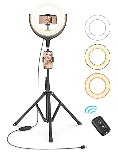 Amazon | LEDリングライト 10インチ 撮影用ライト 高い安定性 三脚