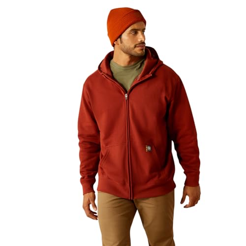 Image of Ariat Men's Rebar Born For This Full Zip Hoodie