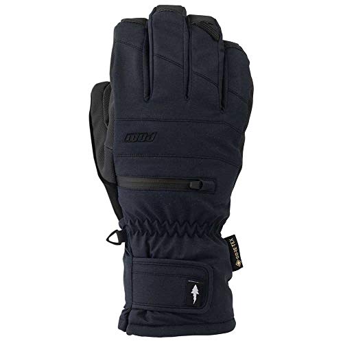 Gants POW WAYBACK GTX Short +Warm Handschuh 2020 Black pour le ski