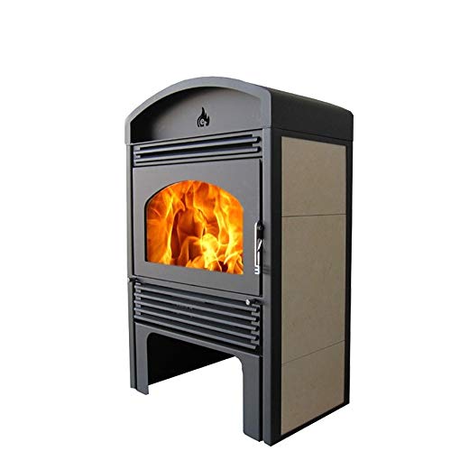 EuroTeplo Wassergeführter Kaminofen | Valencia beige| 18 kW