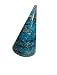 Exquisite Blue Orgone Antenna Cone Chakra Crystal Gemstones Agate Onyx Christmas EMF Protection Divine Spiritual Metaphysical Marvelous Brilliant Energetic Positive Powerful Peaceful Protection