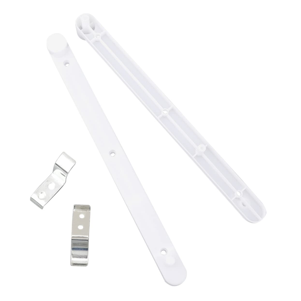 LIFKOME 1Set Concealed Flip Up Door Guide Track Buffer Slide Bracket for Cabinets Durable and Material Smooth Sliding Performance Easy Installation for Hidden