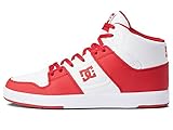 DC Herren Cure Casual High-top Skate Schuhe Sneakers, Weiß/Rot 1, 42.5 EU