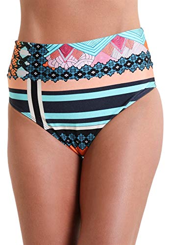 Calcinha Biquíni Avulso Hot Pants Tulum - Estampa Azul Tulum - GG