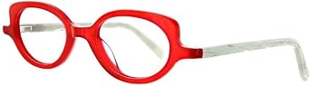 Eyebobs 2289-01 Womens Peep Show Red and White Frame Reading Glasses, +1.75