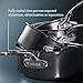 Hestan NanoBond Molecular Titanium Saucepan with Lid, 3-Quart - PFAS-Free Stainless Steel, 4x Stronger, 1050°F Oven Safe, Induction Compatible, Handcrafted Italy