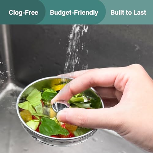 Colador de acero inoxidable para desagüe de fregadero 3.5 pulg miniatura 6