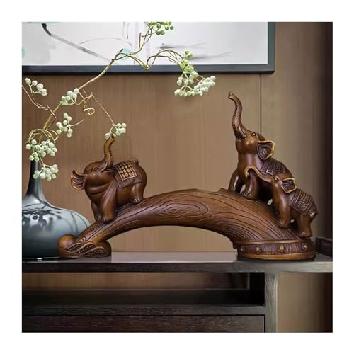 Soporte para botellas de vino estilo elefante marrón miniatura 5