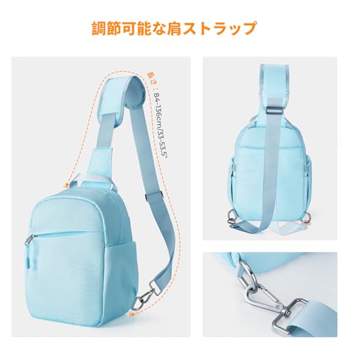 K&F Concept カメラバッグ ショルダーバッグ カメラショルダーバッグ スリングバッグ おしゃれ 一眼レフカメラバッグ 仕切り付き 撥水加工 軽量 手提げ/ショルダー 5L カメラケース カメラアクセサリー/小物入れ/デジタル収納用バッグ 旅行/出張/アウトドア撮影用バッグ 保護 コンパクト