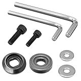 外側インナーフランジロックブレードボルトキット(フランジ、レンチ、ブレードボルトセットを含む)Rock-Well Worx 4-1/2インチコンパクトソーWX439L WX531L RK3441K用