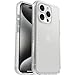 OtterBox iPhone 15 Pro (Only) Symmetry Clear Series Case - Clear, Ultra-Sleek, Wireless Charging Compatible, Raised Edges Protect Camera & Screen