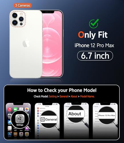 Image of FNTCASE for iPhone 12 Pro-Max Case: Matte Magnetic Phone Cases Compatible with Magsafe Slim Anti Yellowing Military Grade Drop Protection Rugged Protective Translucent Cell Phone Cover (C-Pink)