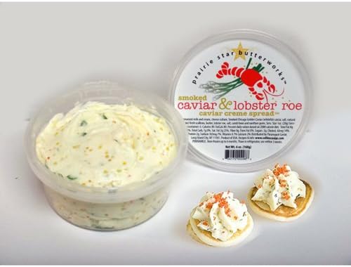 Smoked  Caviar  & Lobster Roe Cream Cheese Frozen - 6 oz (Pack of 12)