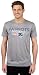 NFL New England Patriots Men's T-Shirt Athletic Quick Dry Active Tee Shirt, Medium, Gray
