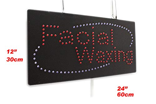 Facial Waxing Sign, Topking Signage, Led Neon Open, Store, Window, Shop, Business, Display, Grand Opening Gift #TOP1