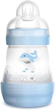 Mamadeira 160ml Easy Start Bico 0m+ Azul - MAM