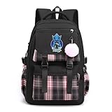 sageam anime solo leveling merch zaini, zaino da viaggio, zaini casual impermeabile, zaino a tracolla per donne e ragazze con portachiavi