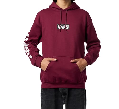 Vans Mens Boxed Pullover Hoodie | Warm Fleece Lining Regular Fit Graphic Sweatshirt Thick Cotton & Polyester Fabric