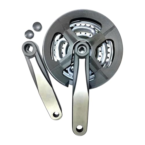 軽量の丸いテーパークランクセットチェーンホイールアルミニウム合金クランクバイクパーツバイクアクセサリー