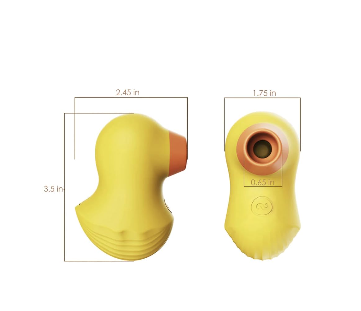 Amazon.com: 3-n-1 Pleasure Duck Suction Vibrator for Women GR43720 : Health  & Household
